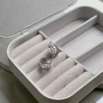 Brinco Argola Perola Cravejado