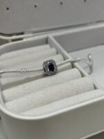 Berloque Cravejado Retangular Azul - Imagem 2