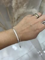 Pulseira Prata Mini Bolinhas - Imagem 2