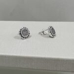 Brinco Cravejado Redondo Pandora