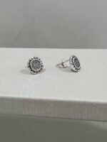 Brinco Cravejado Redondo Pandora